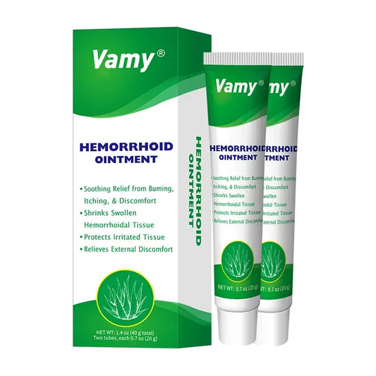 Organic Hemorrhoid Treatment Cream-Gel with Soothing Aloe Vera, Anti-Itch Relief for Pain & Swelling, Alcohol-Free Formula for Sensitive Skin, Unisex, 1.4 oz with Finger Cots