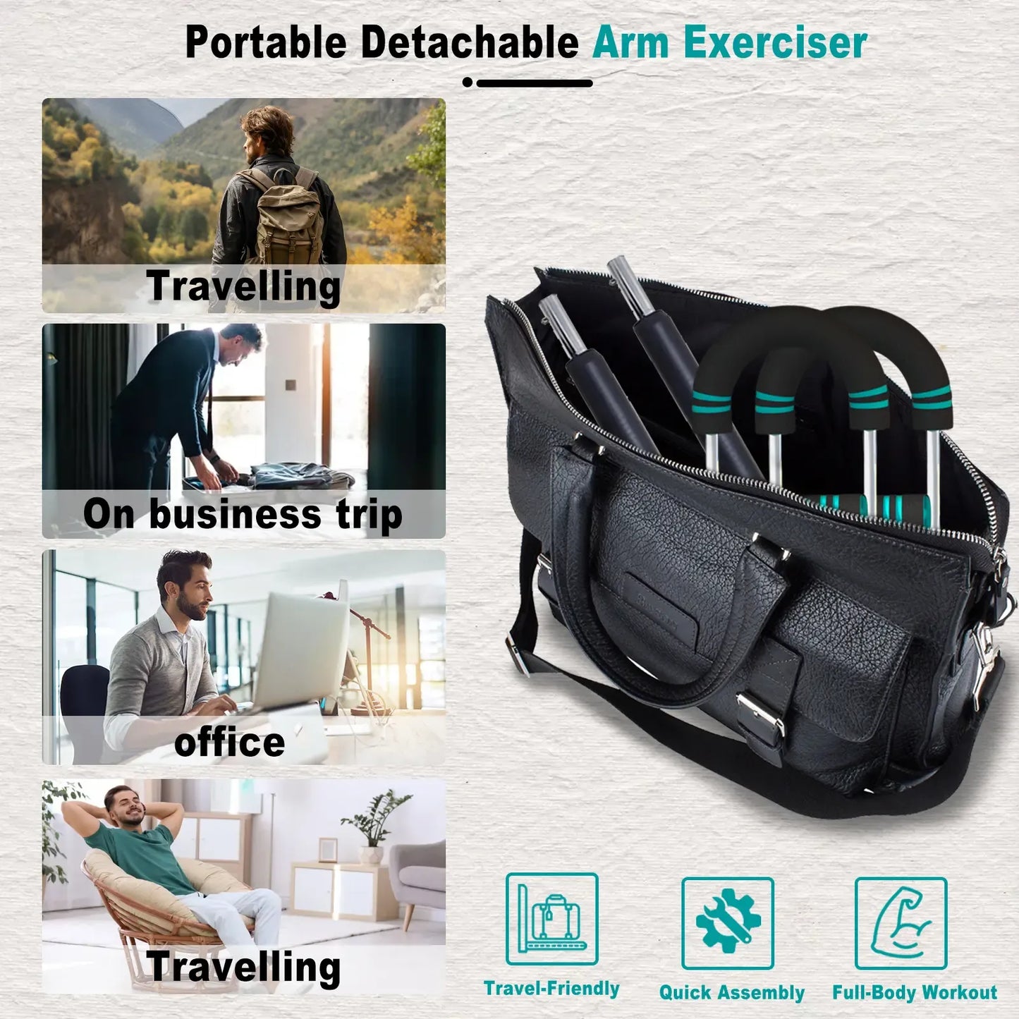 Arm Trainer, Adjustable Chest Workout Equipment, Arm Trainer for Men, Chest Trainer for Men, Shoulder Muscle Training