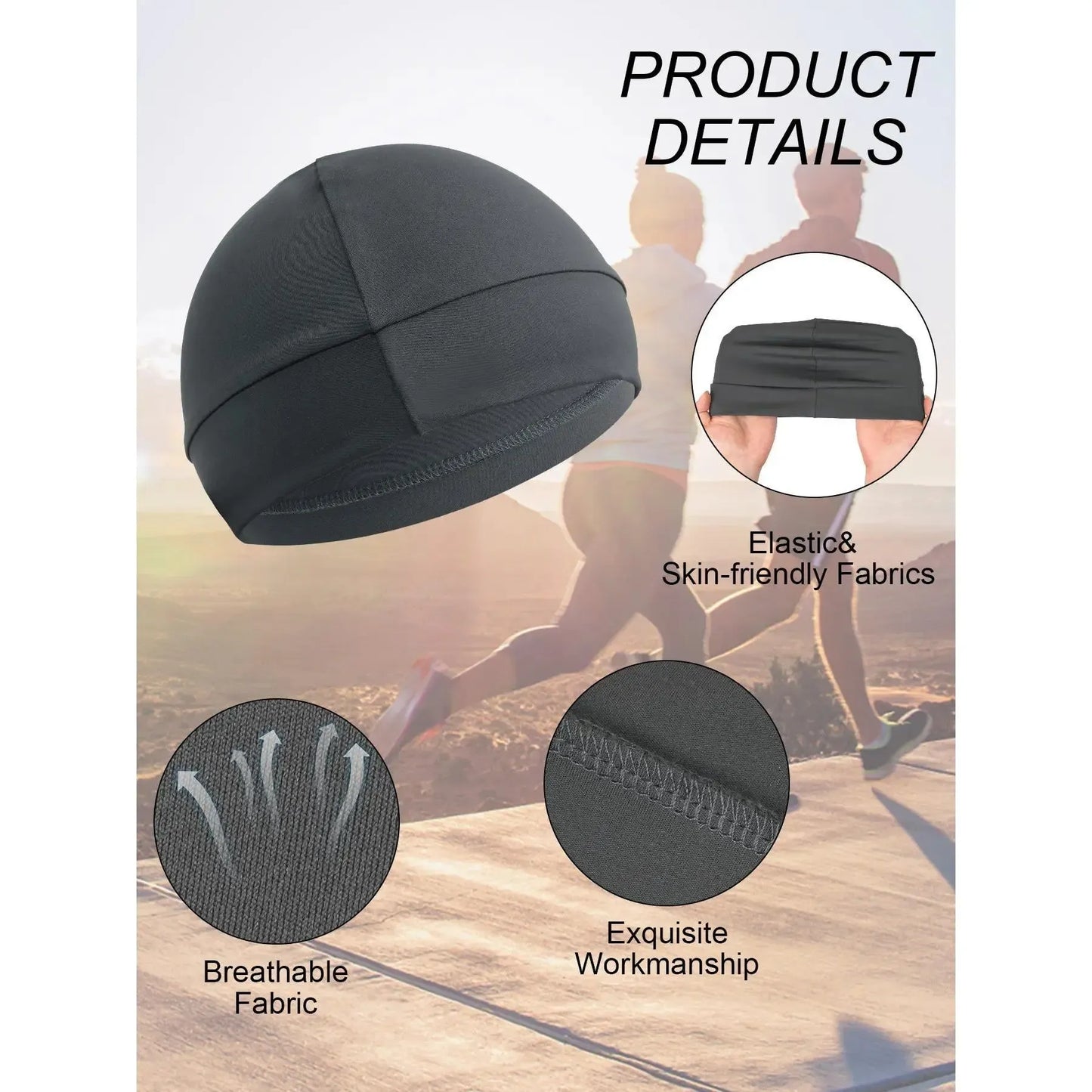 Simple Style Plain Color Skull Beanie