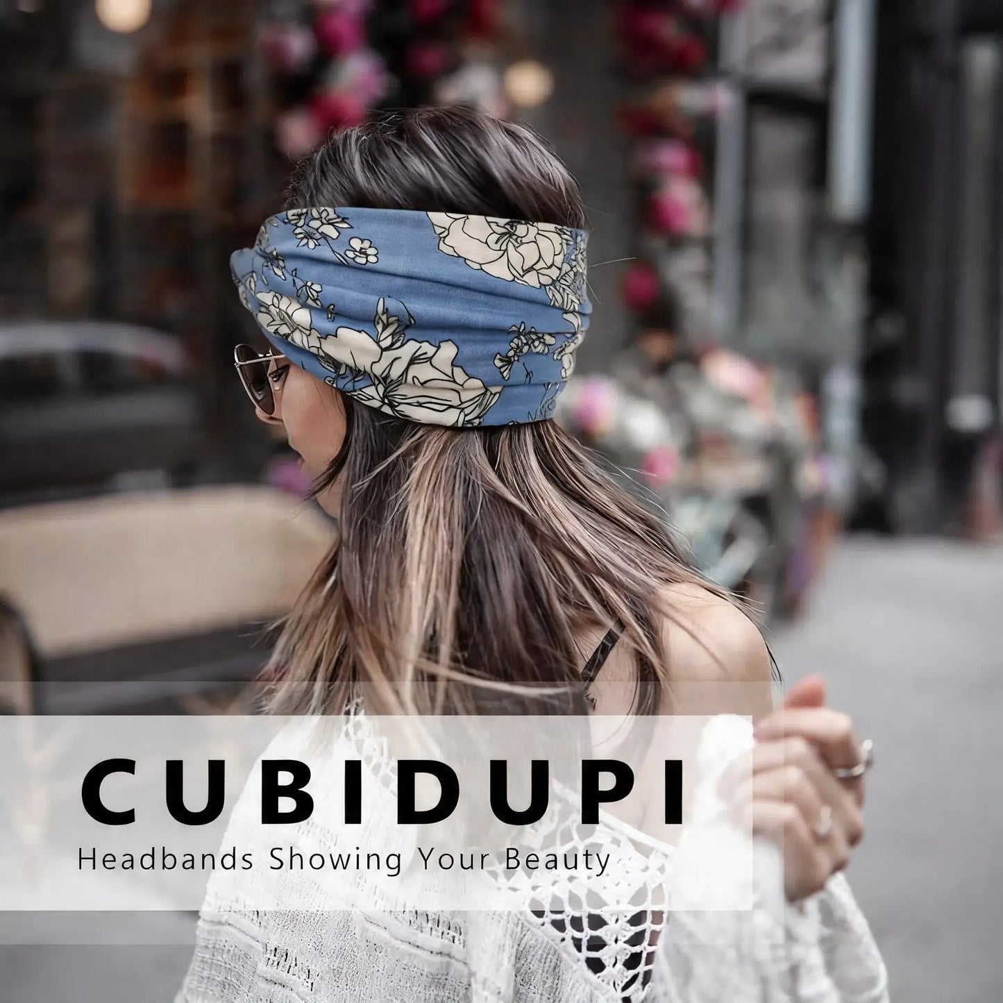 6 Pack Boho Wide Headbands for Women