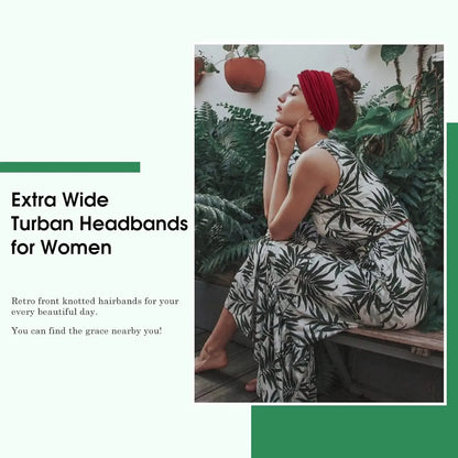 6 Pack Boho Wide Headbands for Women