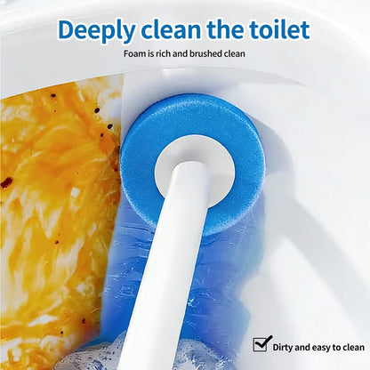Toilet Brush Kit - 32/16 Refill Heads & Holder,