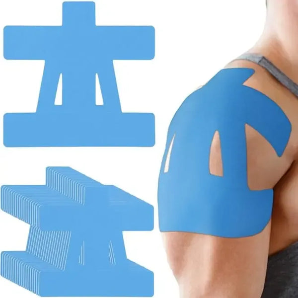 Kinesiology Tape for Shoulder Pain Relief – Pre-Cut Strips