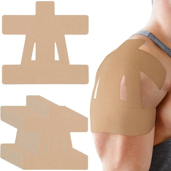 Kinesiology Tape for Shoulder Pain Relief – Pre-Cut Strips