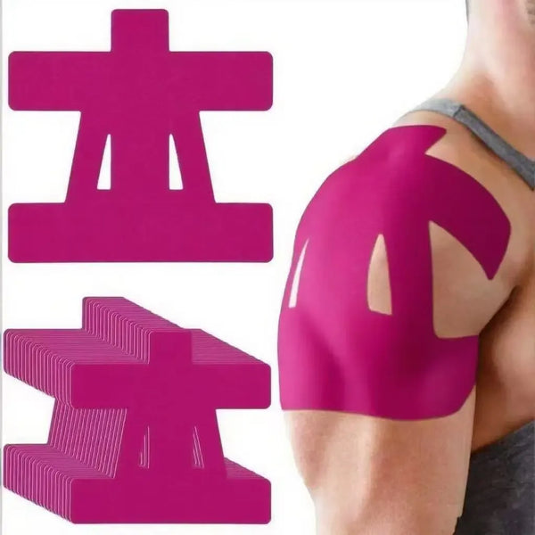 Kinesiology Tape for Shoulder Pain Relief – Pre-Cut Strips