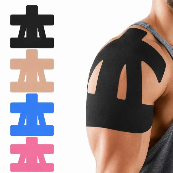 Kinesiology Tape for Shoulder Pain Relief – Pre-Cut Strips