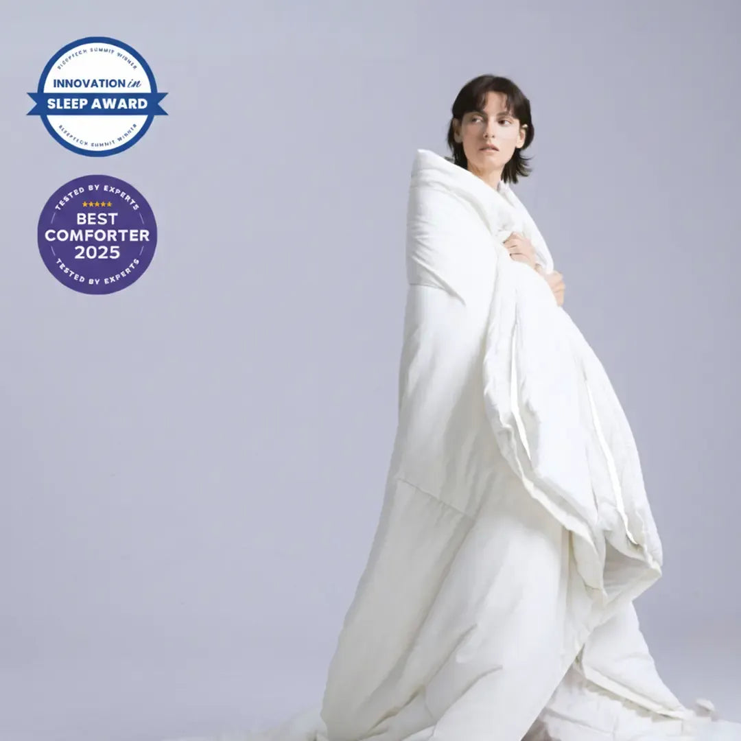 Temperature Control Comforter - This comforter is made from two comforters zipped together: a lighter one for hot sleepers and a heavier one for extra warmth. Zip or unzip to sleep at your ideal temperature.
