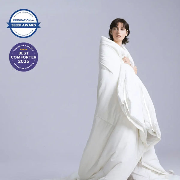 Temperature Control Comforter - This comforter is made from two comforters zipped together: a lighter one for hot sleepers and a heavier one for extra warmth. Zip or unzip to sleep at your ideal temperature.