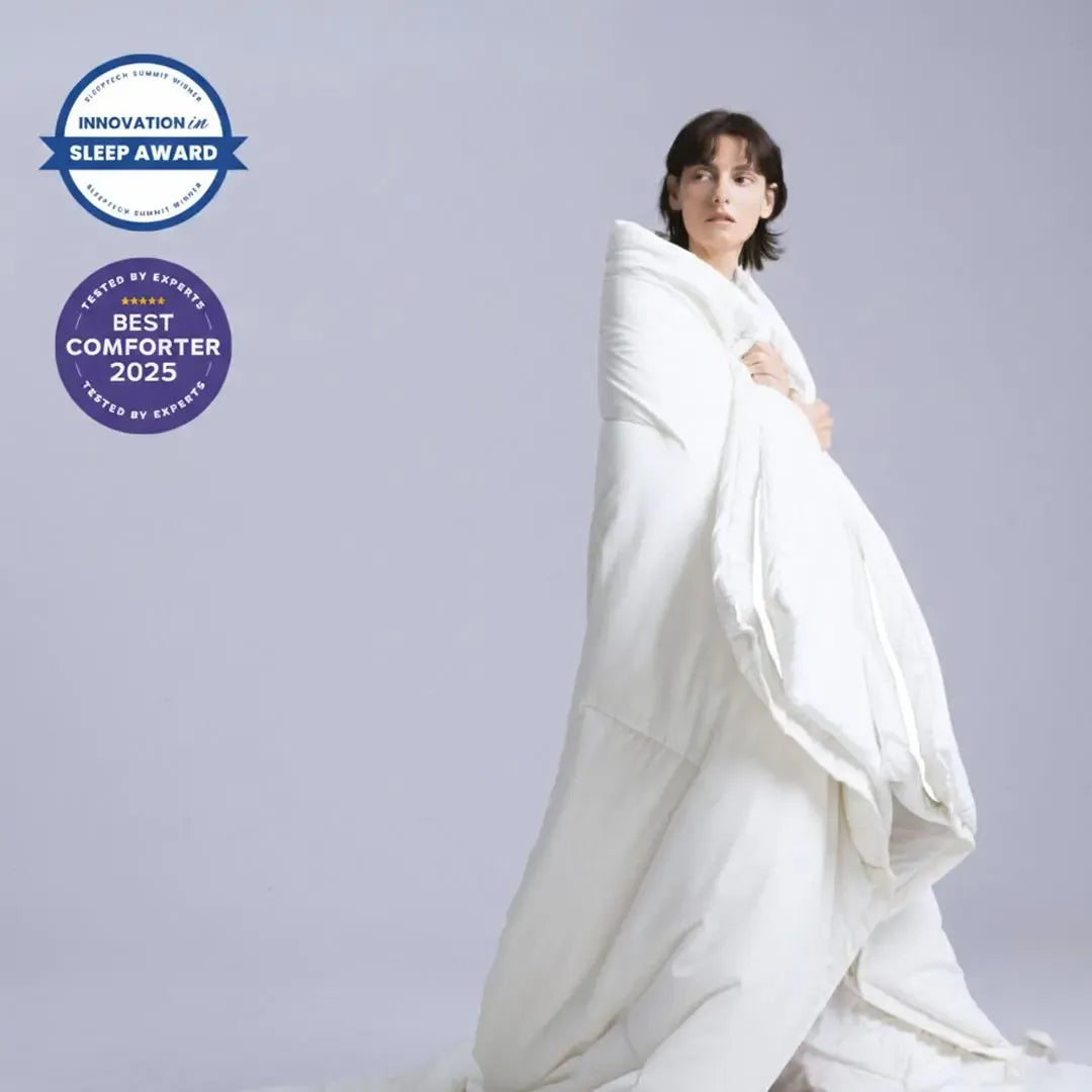 Temperature Control Comforter - This comforter is made from two comforters zipped together: a lighter one for hot sleepers and a heavier one for extra warmth. Zip or unzip to sleep at your ideal temperature.