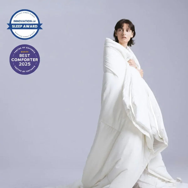 Temperature Control Comforter - This comforter is made from two comforters zipped together: a lighter one for hot sleepers and a heavier one for extra warmth. Zip or unzip to sleep at your ideal temperature.