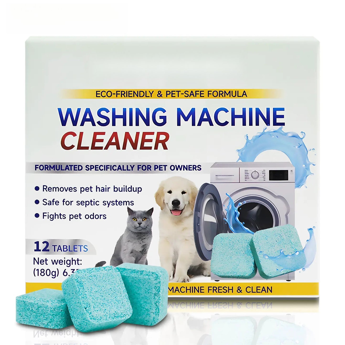 Washing Machine Cleaner Tablets 12 pack