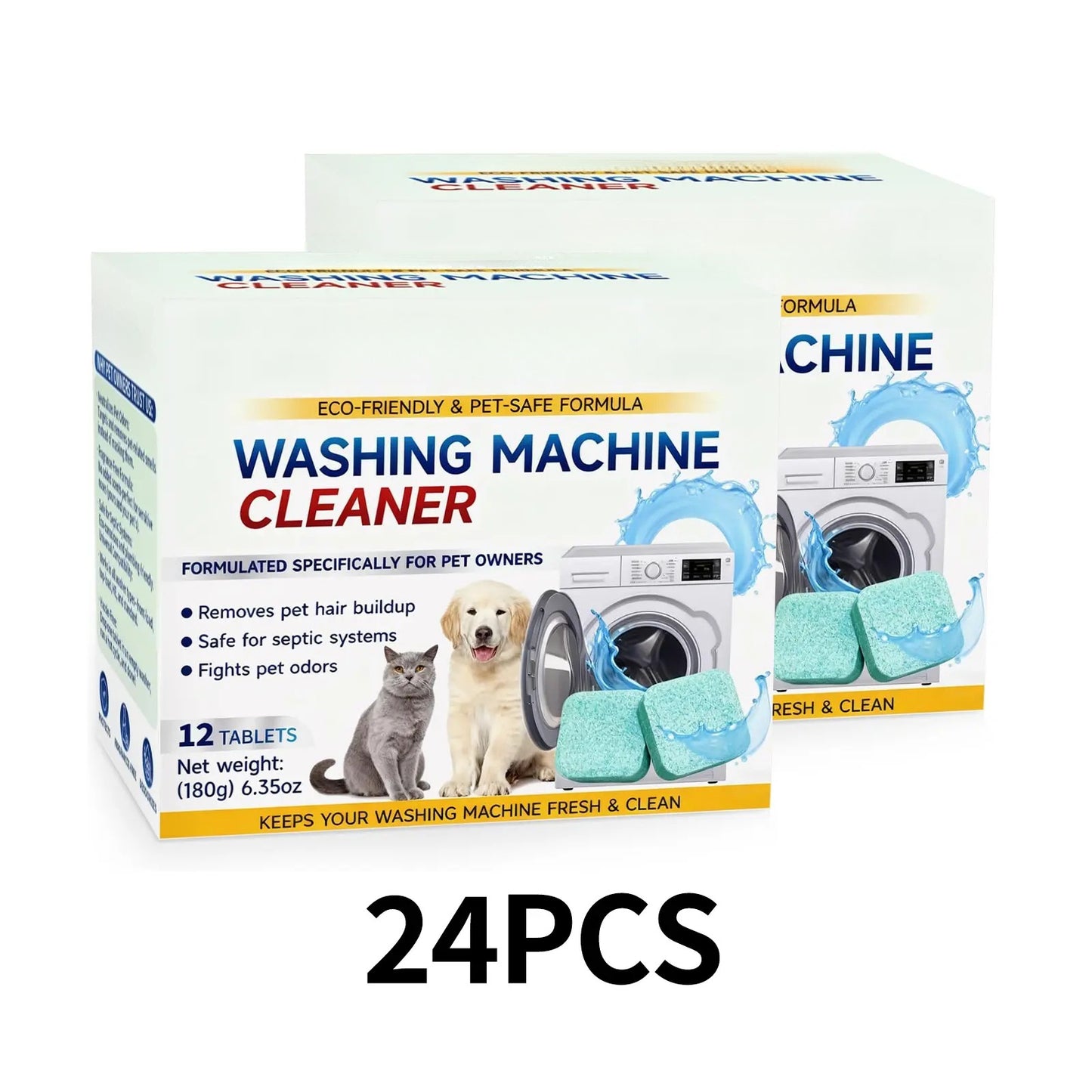 Washing Machine Cleaner Tablets 12 pack