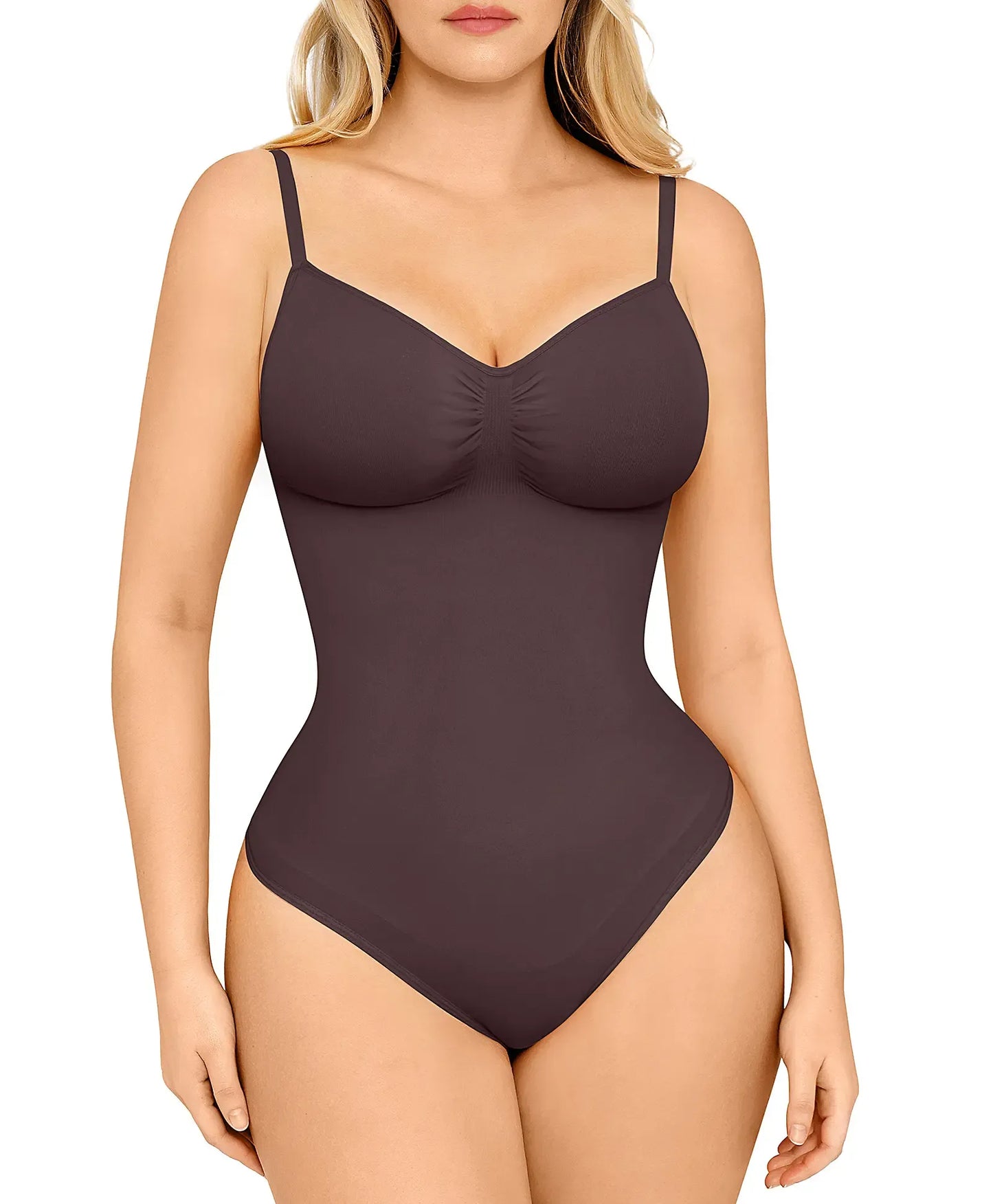 Seamless Covered Bust Jumpsuit Thong Bodysuit Fit Comfort Slimming  Womenswear 1 Breathable Hip Tops Soft  Deals For You