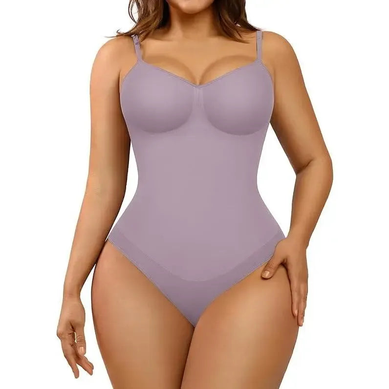 Seamless Covered Bust Jumpsuit Thong Bodysuit Fit Comfort Slimming  Womenswear 1 Breathable Hip Tops Soft  Deals For You