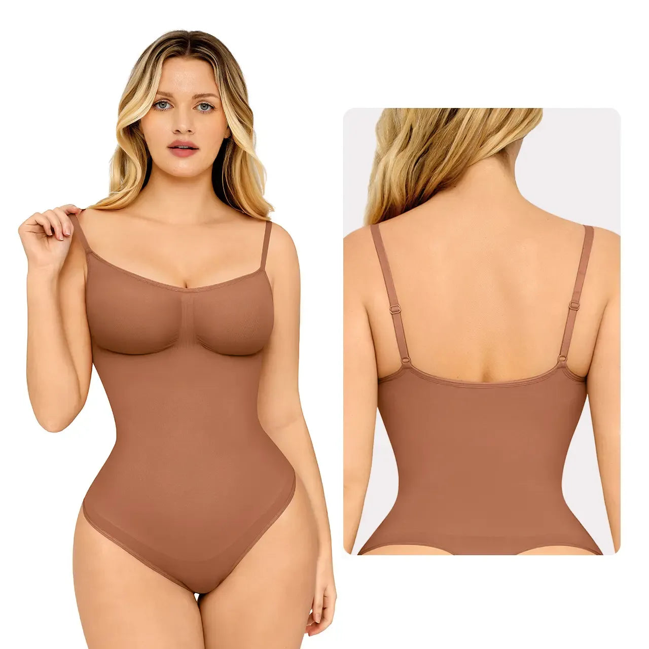 Seamless Covered Bust Jumpsuit Thong Bodysuit Fit Comfort Slimming  Womenswear 1 Breathable Hip Tops Soft  Deals For You